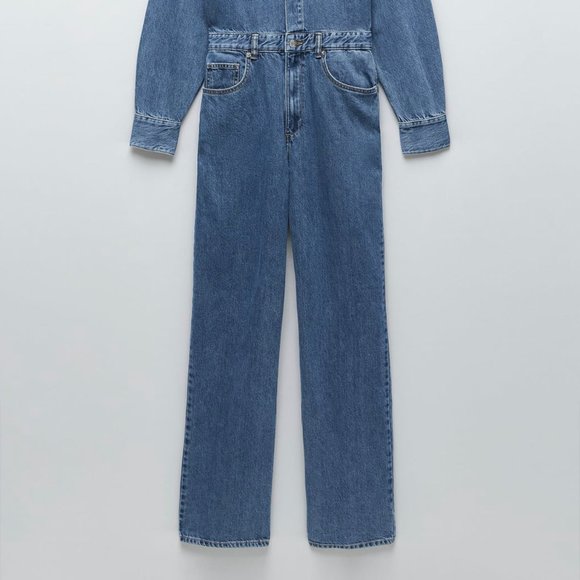 last! NWT LONG DENIM JUMPSUIT 8197/279 - Picture 7 of 8